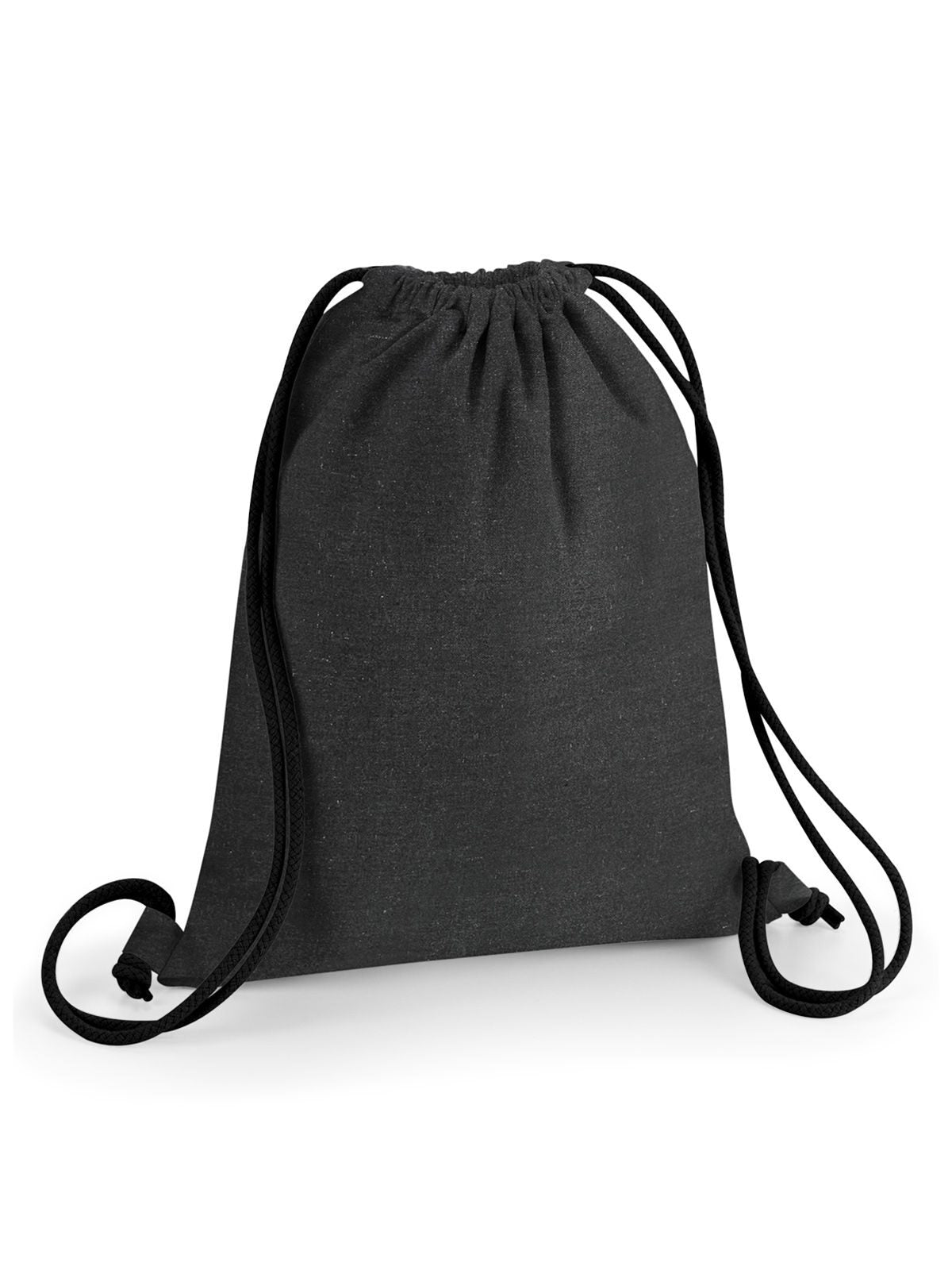 Revive Recycled Gymsac Tasche / Rucksack – Westford Mill – Farbe Schwarz – individuell veredelbar