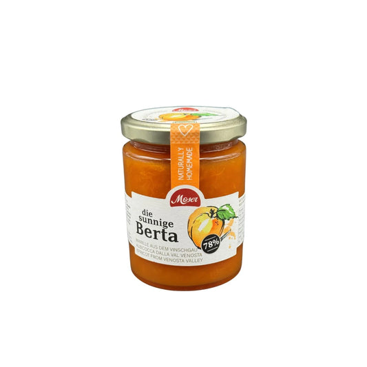 Aprikosenmarmelade „die sunnige Berta“ – 340 g | Premium Feinkost aus Südtirol | LA1970