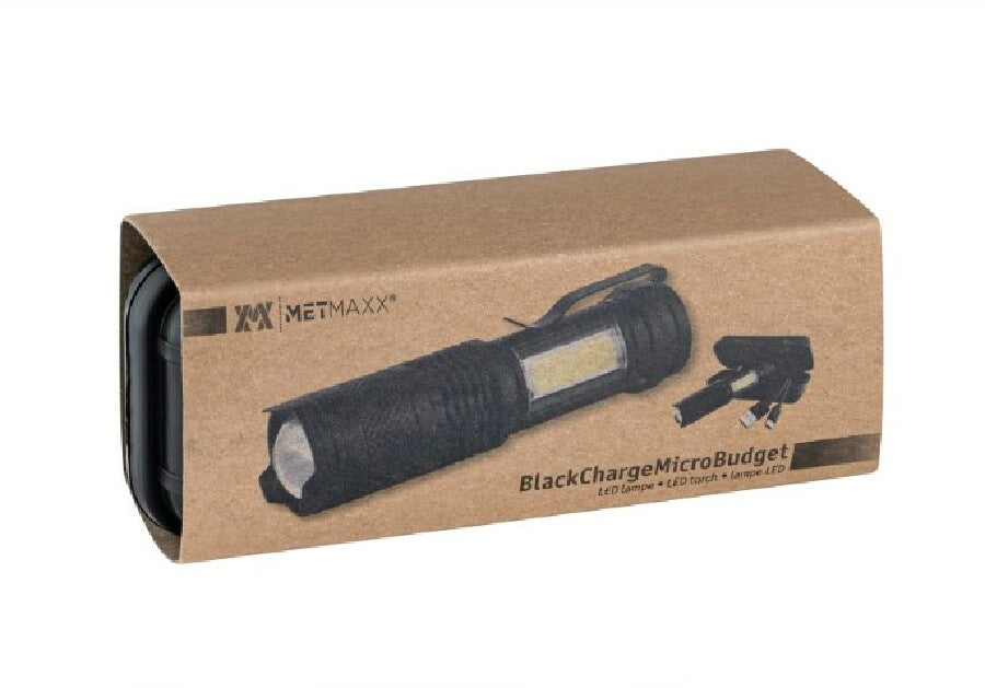 Taschenlampe "BlackChargeMicroBudget" – schwarz – Bild 5