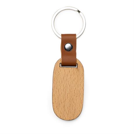 SCHLÜSSELANHÄNGER MARBEL – aus Naturholz und PU-Leder – Bild 8