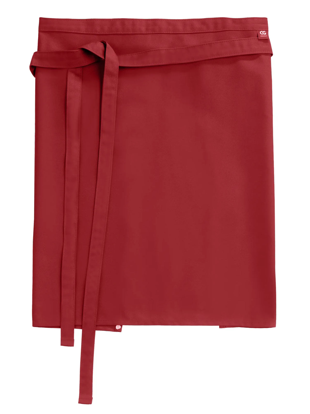 Bistroschürze Roma Classic 50 × 78 cm mit durchgehendem Bindeband – regency red – Farbcode 4010 – Bild 1