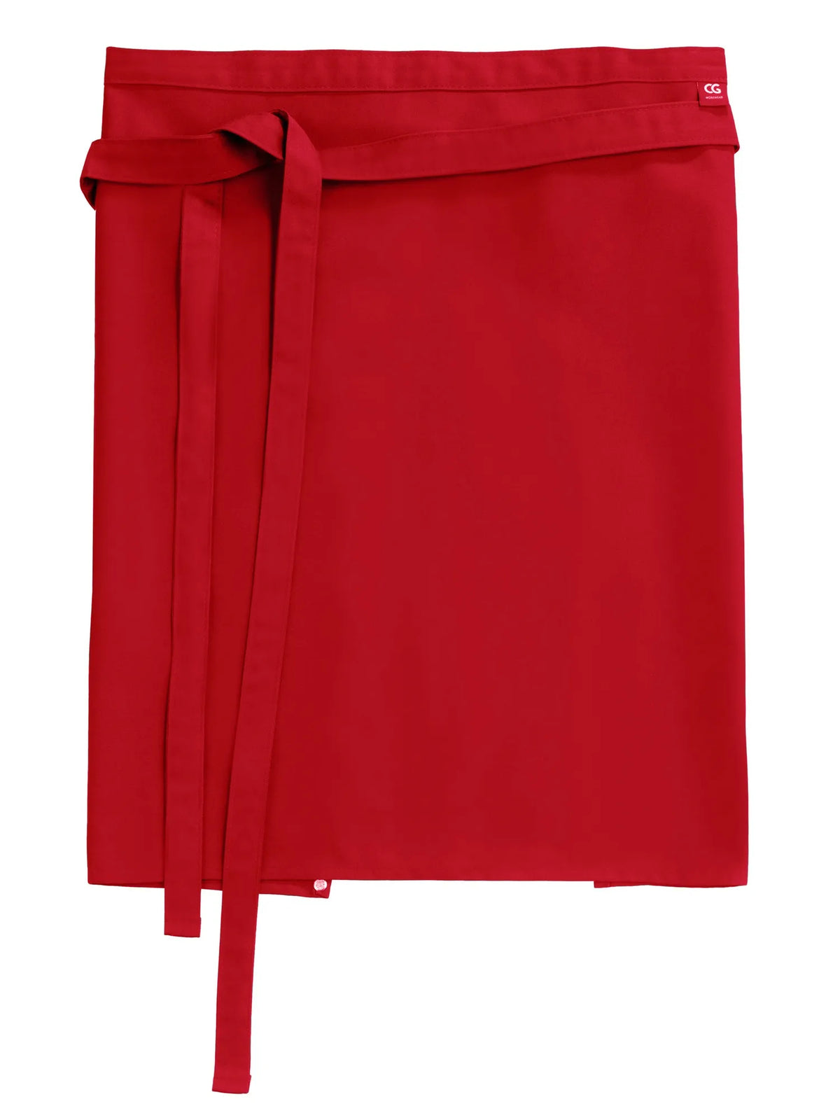 Bistroschürze Roma Classic 50 × 78 cm mit durchgehendem Bindeband – rot – Farbcode 4013 – Bild 1