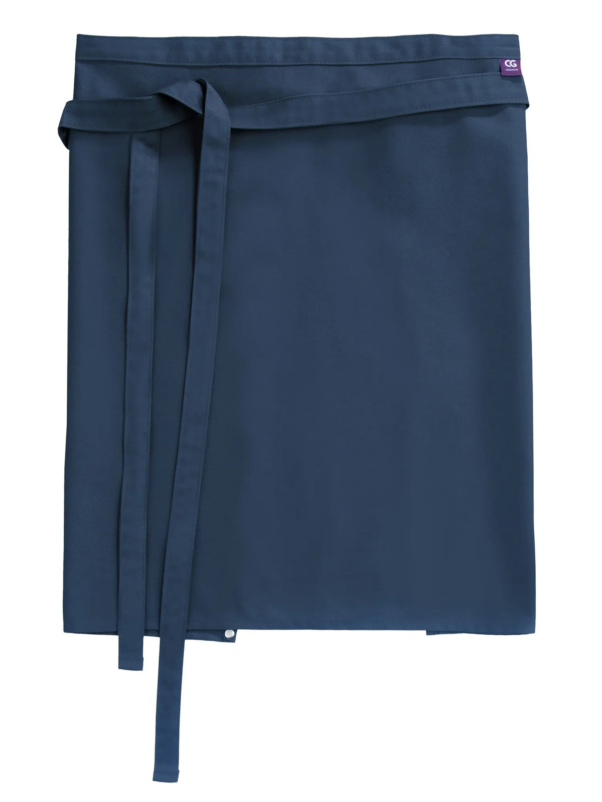 Bistroschürze Roma Classic 50 × 78 cm mit durchgehendem Bindeband – darkblue – Farbcode 5003 – Bild 1