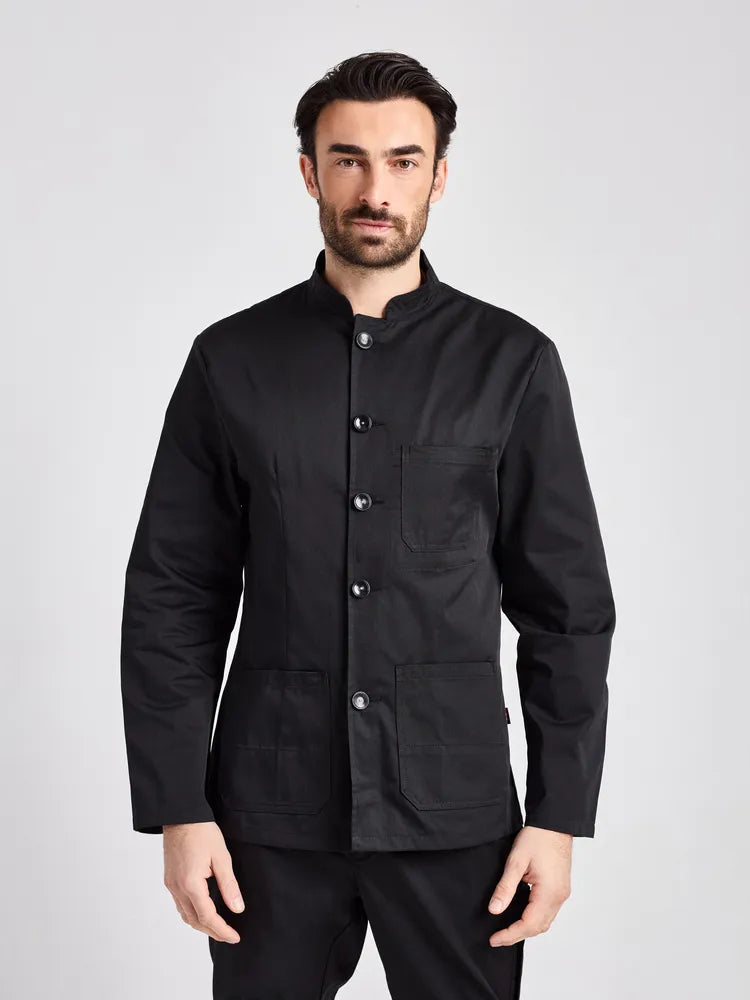 Servicejacke Firenze Man Classic mit Stehkragen – schwarz – Farbcode 1011 – Bild 1