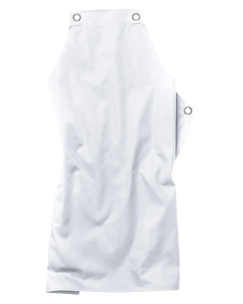 Latzschürze Potenza X Classic 90 × 71 cm mit auswechselbaren Bändern – weiß – Farbcode 2000 – Bild 1