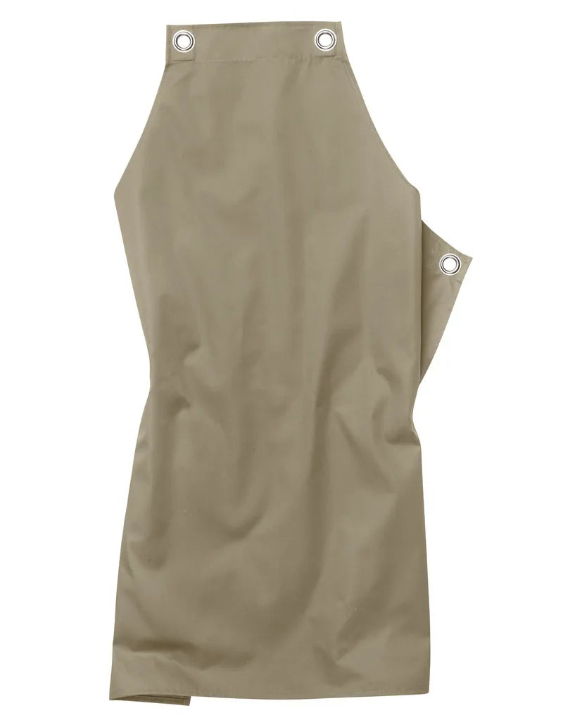 Latzschürze Potenza X Classic 90 × 71 cm mit auswechselbaren Bändern – khaki – Farbcode 3008 – Bild 1