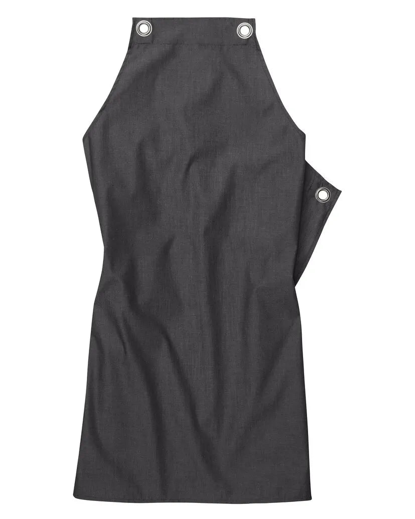 Latzschürze Potenza X Melange 90 × 71 cm mit auswechselbaren Bändern – Dunkelgrau – Farbcode 1086 – Bild 1