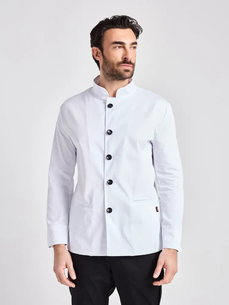 Servicejacke Este Man Classic mit zwei Paspeltaschen – weiß – Farbcode 2000 – Bild 1