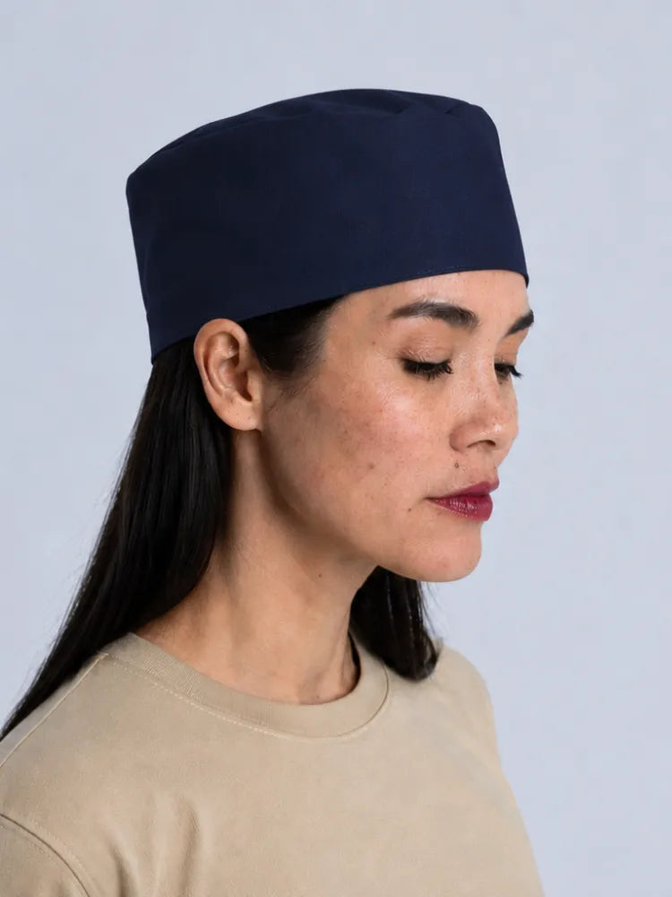 Kochmütze Pineto Classic mit elastischem Gummizug – darkblue – Farbcode 5003 – Bild 1
