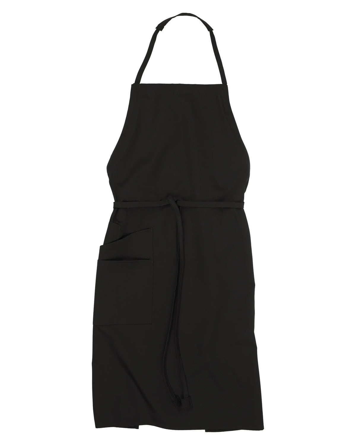 Latzschürze Perugia Classic 90 × 75 cm mit verstellbarer Länge – schwarz – Farbcode 1011 – Bild 1