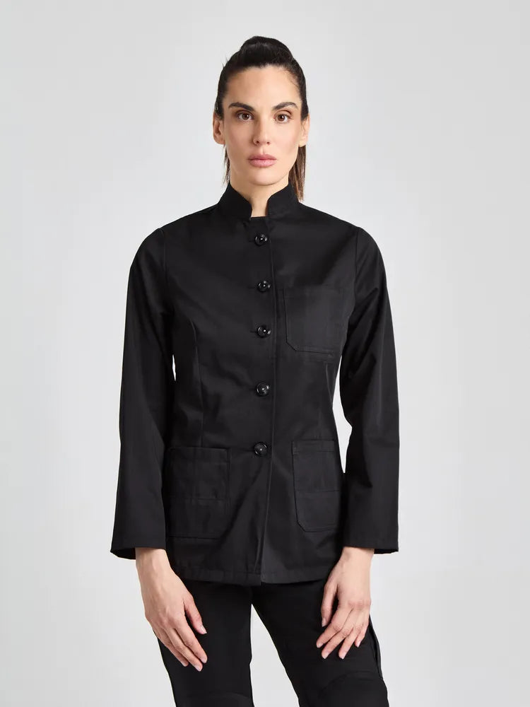 Servicejacke Modena Lady Classic mit Stehkragen – schwarz – Farbcode 1011 – Bild 1