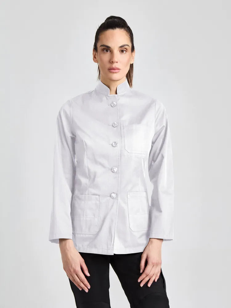 Servicejacke Modena Lady Classic mit Stehkragen – weiß – Farbcode 2000 – Bild 1
