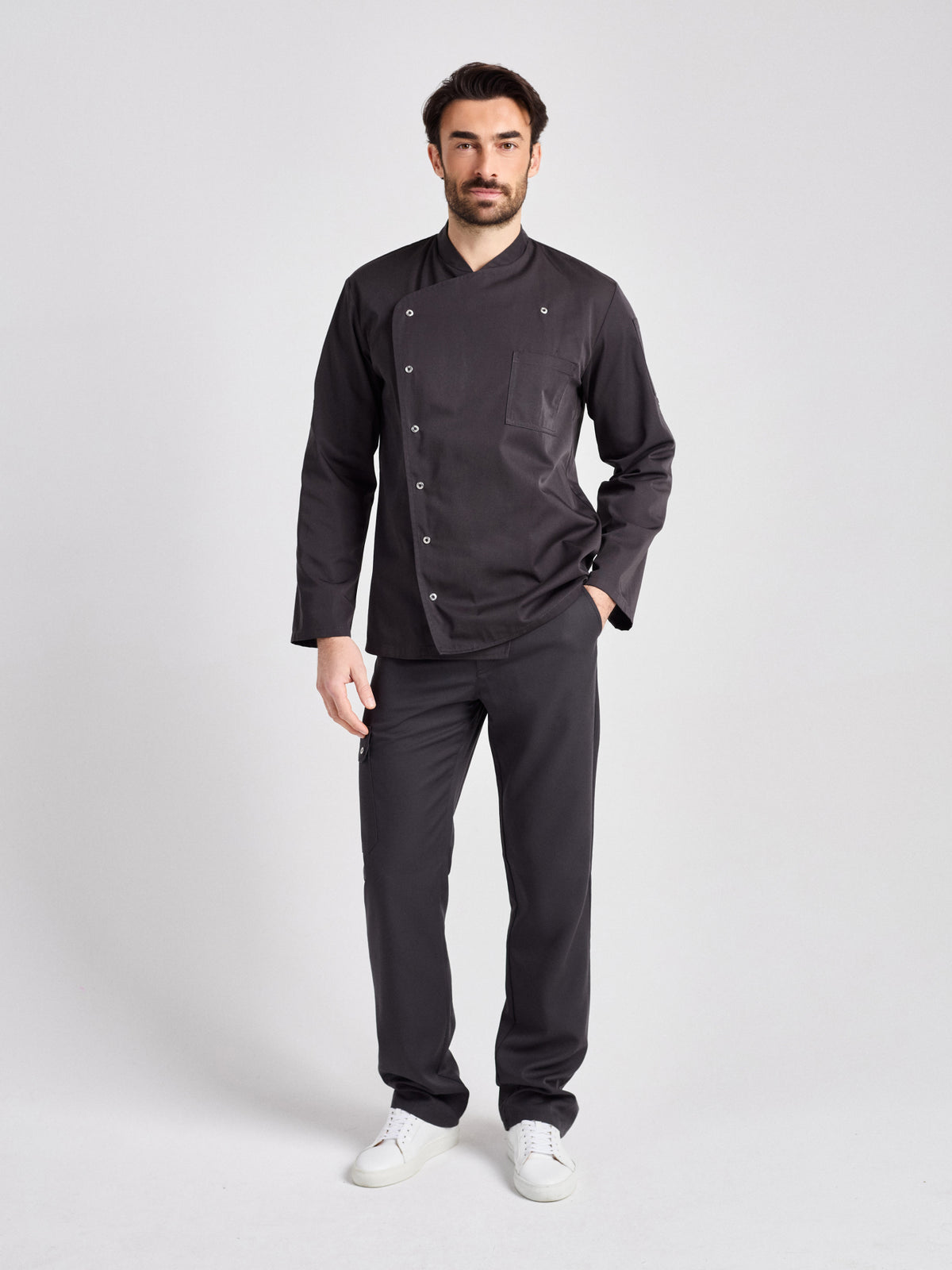 Hemd Pretoro Man mit Stehkragen – schwarz – Farbcode 1011 – Bild 6