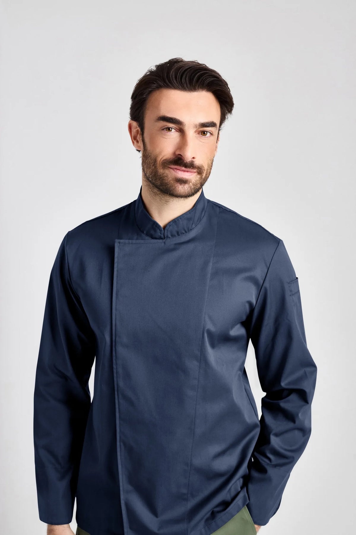 Kochjacke Rimini-Bene Man Classic mit Brusttasche – darkblue – Farbcode 5003 – Bild 1