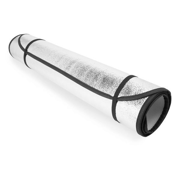 PREMIUM & WERKZEUGE AKALA – aus Sonnenschirm: Aluminium und 85 g/m² Schaumstoff. Einfassung: Vliesstoff. Ösen: Rostfreier Stahl.
