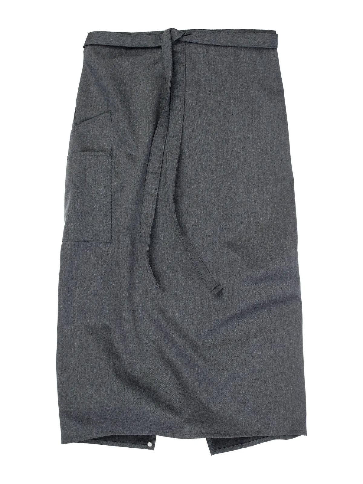 Bistroschürze Macerata Structure 80 mit Doppeltasche – Grau