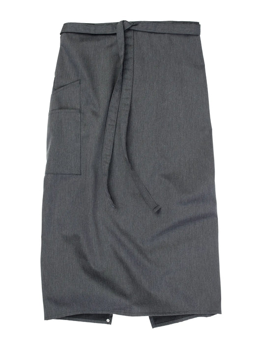 Bistroschürze Macerata Structure 80 mit Doppeltasche – Grau