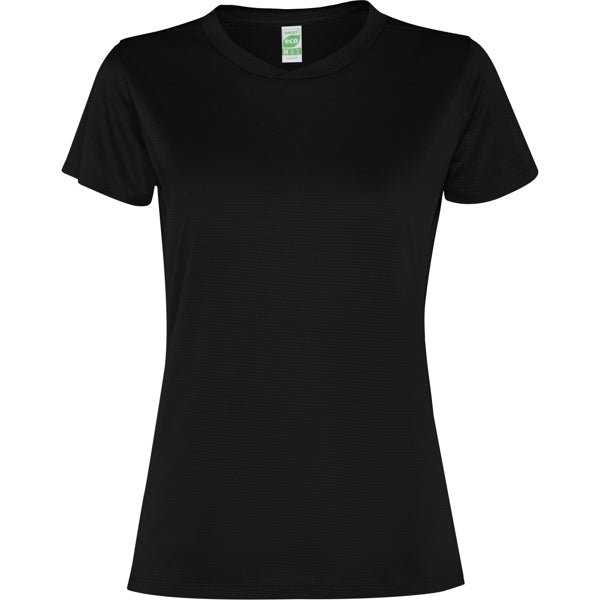 T-SHIRTS SLAM WOMAN – aus Hauptstoff: 100 % recyceltes Polyester. Mesh-Gewebe: 92 % recyceltes Polyester / 8 % Elastan. 100 g/m². – Bild 10
