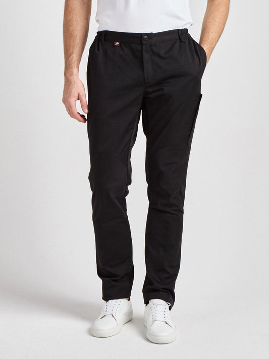 Kochhose Baricella Classic mit elastischem Bund – schwarz – Farbcode 1011 – Bild 1