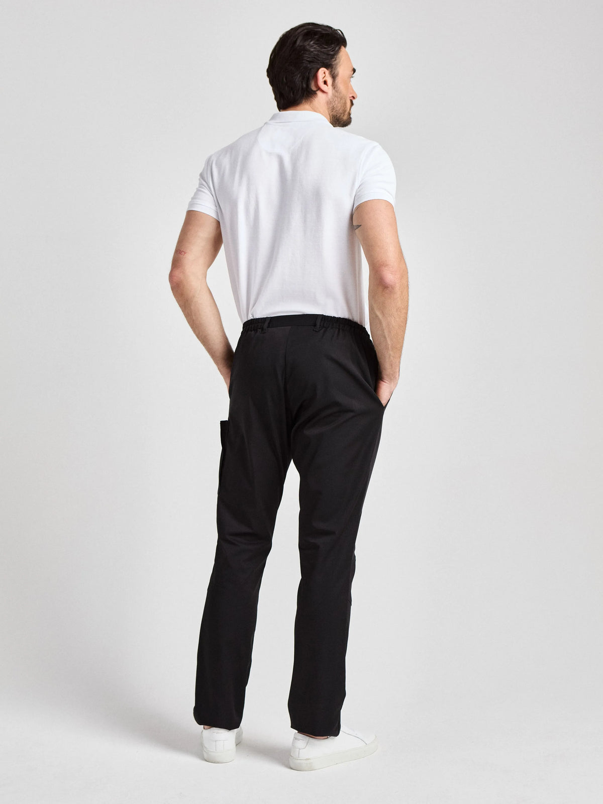 Kochhose Baricella Classic mit elastischem Bund – schwarz – Farbcode 1011 – Bild 4