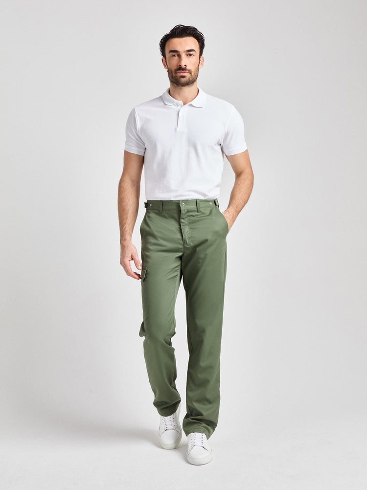 Hose Vicari Man Care mit verstellbarem Bund – olive – Farbcode 6017 – Bild 1