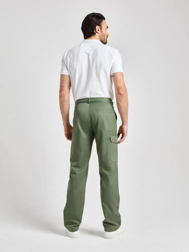 Hose Vicari Man Care mit verstellbarem Bund – olive – Farbcode 6017 – Bild 4