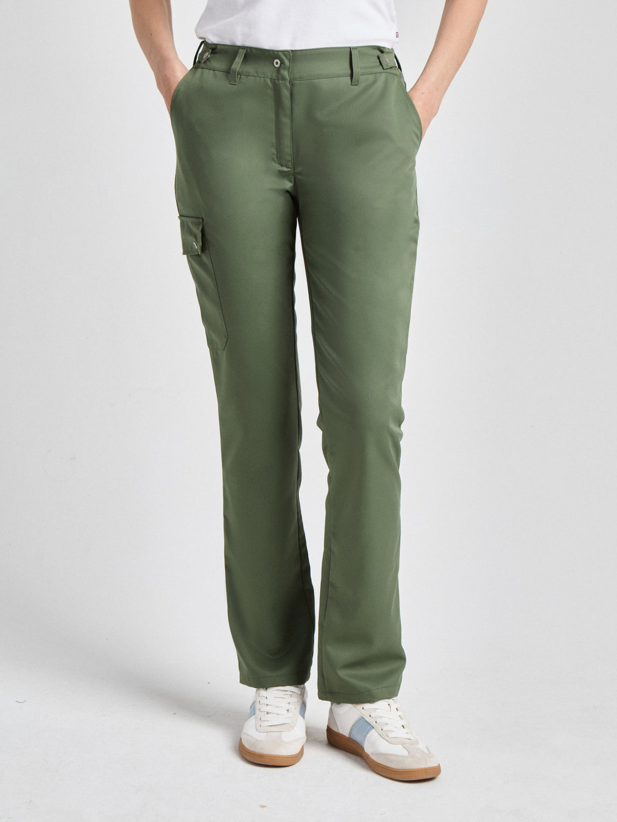 Hose Benevento Lady Care mit verstellbarem Bund – olive – Farbcode 6017 – Bild 1