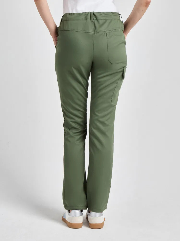 Hose Benevento Lady Care mit verstellbarem Bund – olive – Farbcode 6017 – Bild 3