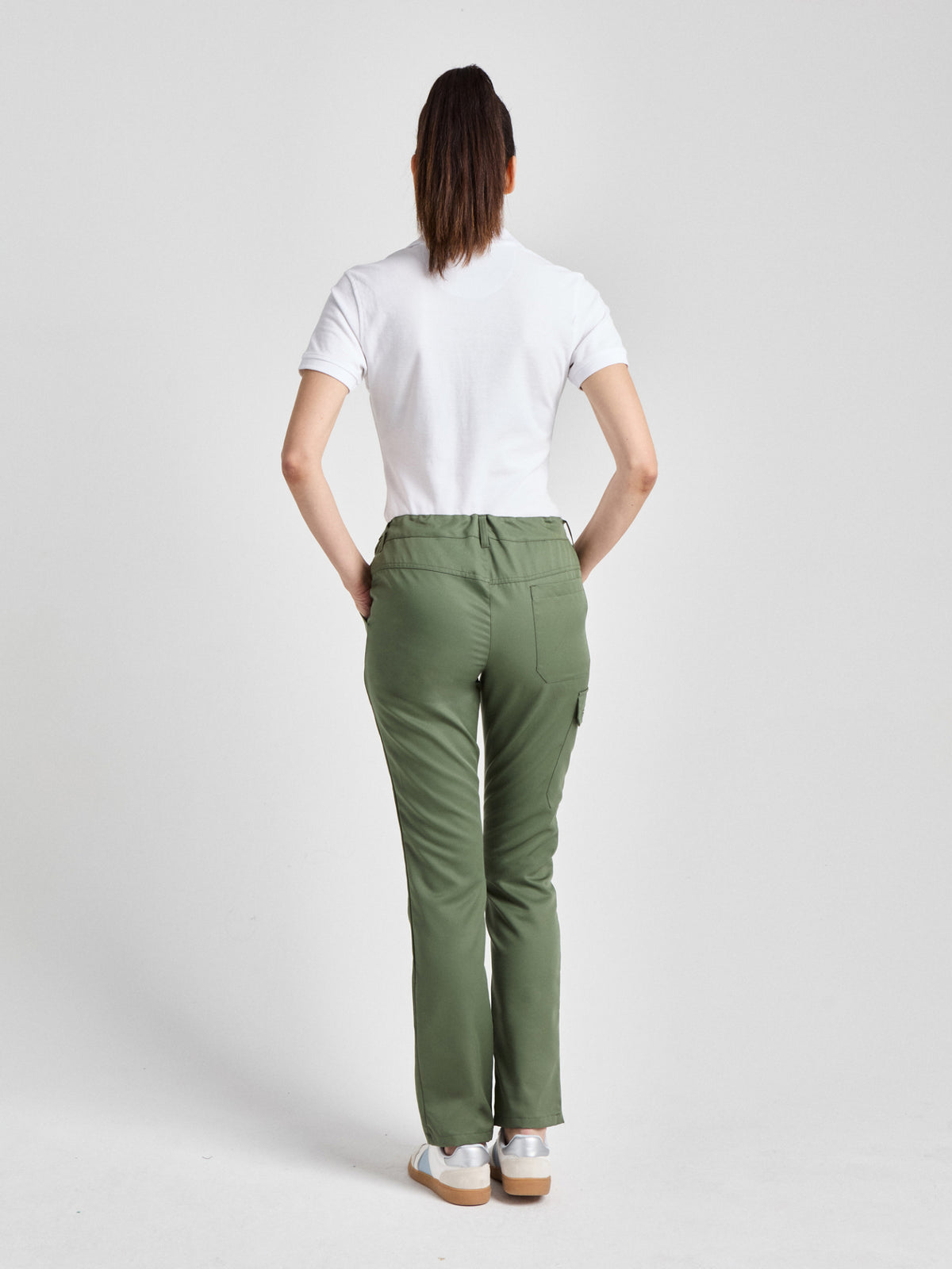 Hose Benevento Lady Care mit verstellbarem Bund – olive – Farbcode 6017 – Bild 4