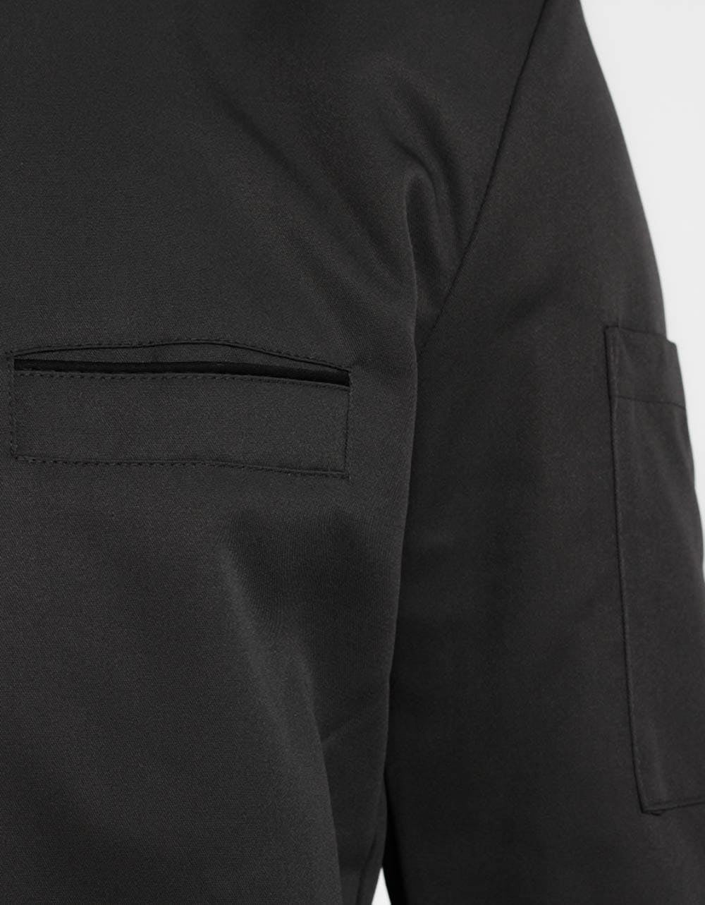 Kochjacke Trapani Man Care mit kontrastfarbiger Paspelierung – raven – Farbcode 1010 – Bild 5