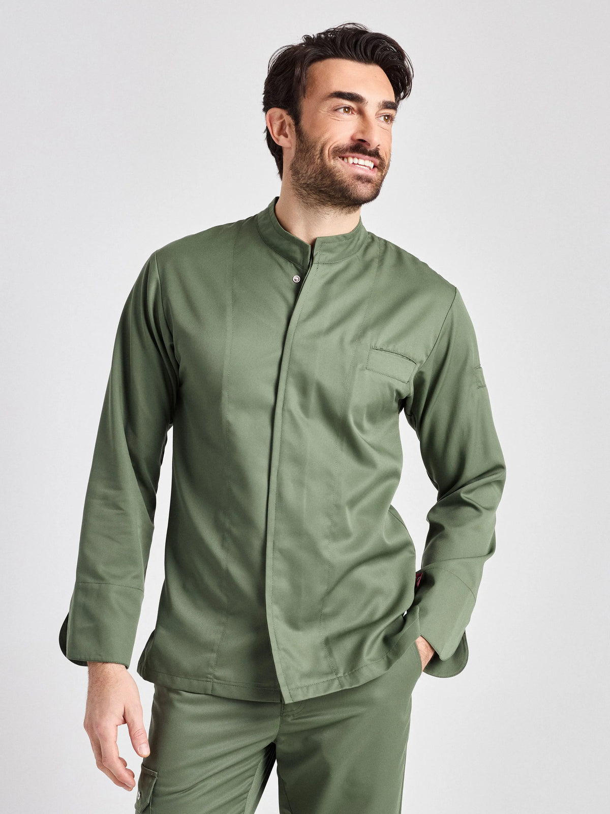 Multifunktionsjacke Tortoreto Man Care mit Stehkragen – olive – Farbcode 6017 – Bild 1