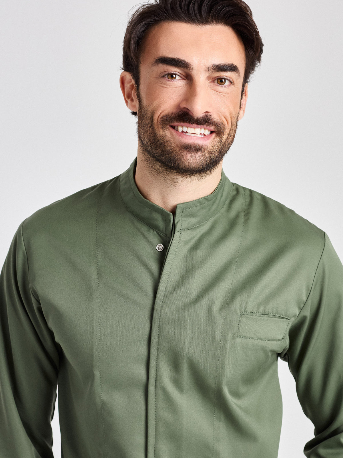 Multifunktionsjacke Tortoreto Man Care mit Stehkragen – olive – Farbcode 6017 – Bild 2