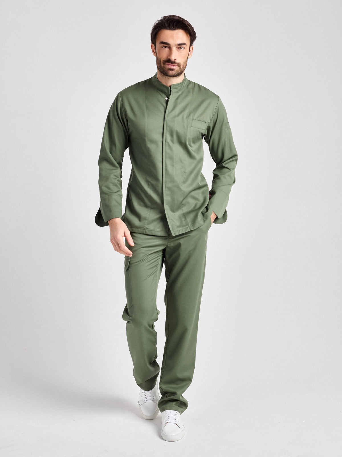 Multifunktionsjacke Tortoreto Man Care mit Stehkragen – olive – Farbcode 6017 – Bild 3