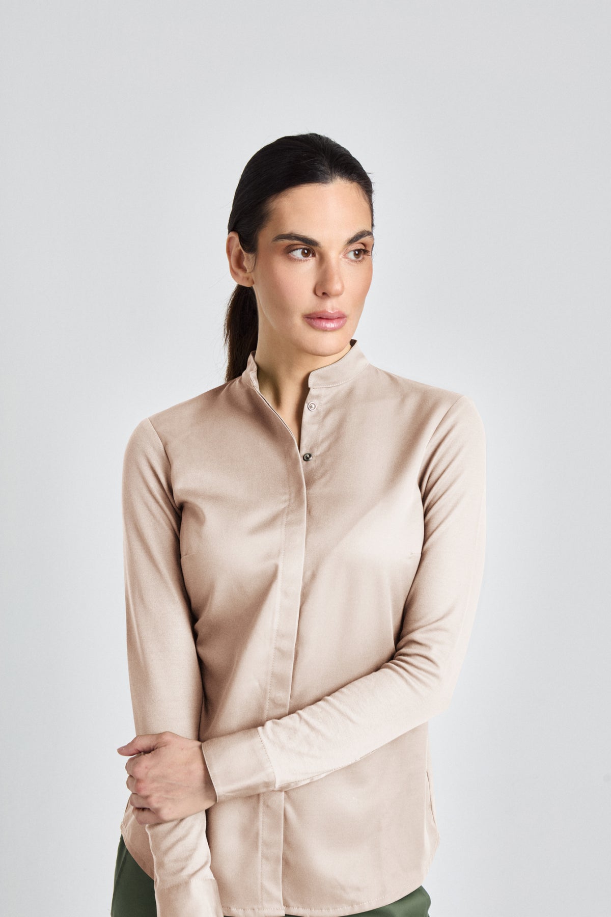 Multifunktionsjacke Arona Lady Care mit elastischem Jersey – beige – Farbcode 3000 – Bild 1