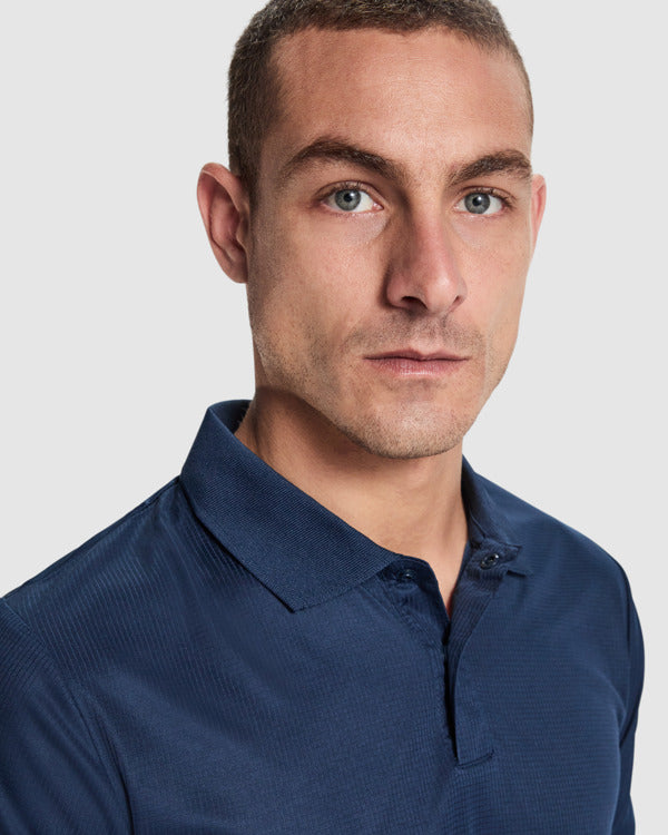 POLOSHIRTS TORMO – aus 100 % recyceltes Polyester, Waffel-Interlock, 125 g/m². – Bild 5