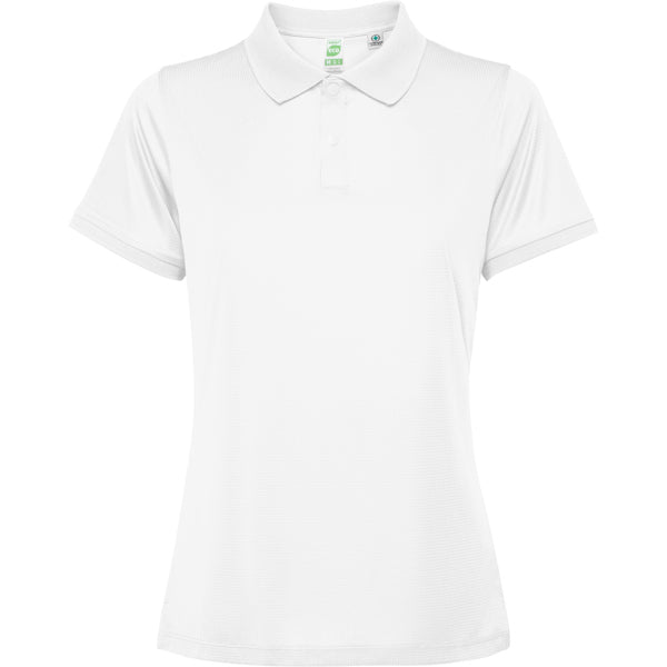 POLOSHIRTS TORMO WOMAN – aus 100 % recyceltes Polyester, Waffel-Interlock, 125 g/m². – Bild 1