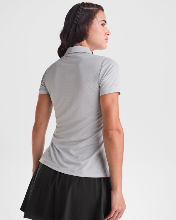 POLOSHIRTS TORMO WOMAN – aus 100 % recyceltes Polyester, Waffel-Interlock, 125 g/m². – Bild 3