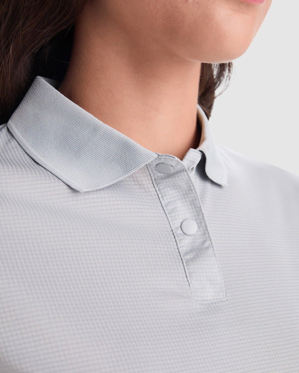 POLOSHIRTS TORMO WOMAN – aus 100 % recyceltes Polyester, Waffel-Interlock, 125 g/m². – Bild 5
