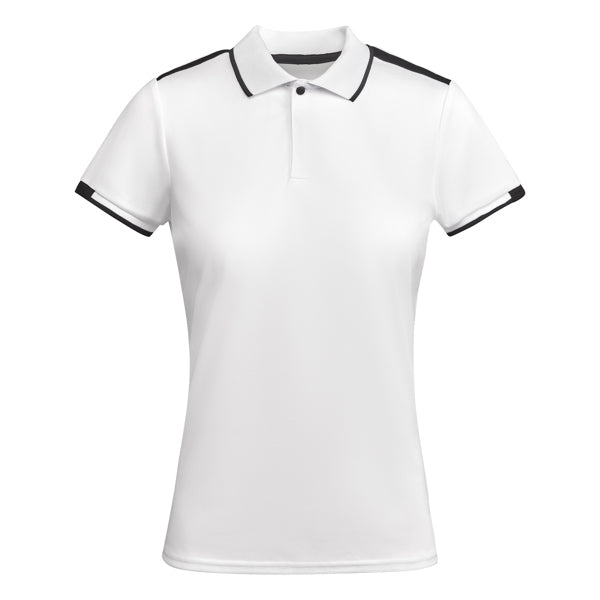 POLOSHIRTS TAMIL WOMAN – aus 50% recyceltes Polyester und 50% antibakterielles Polyester, 140 g/m². weiß 0102: 150 g/m². – Bild 1