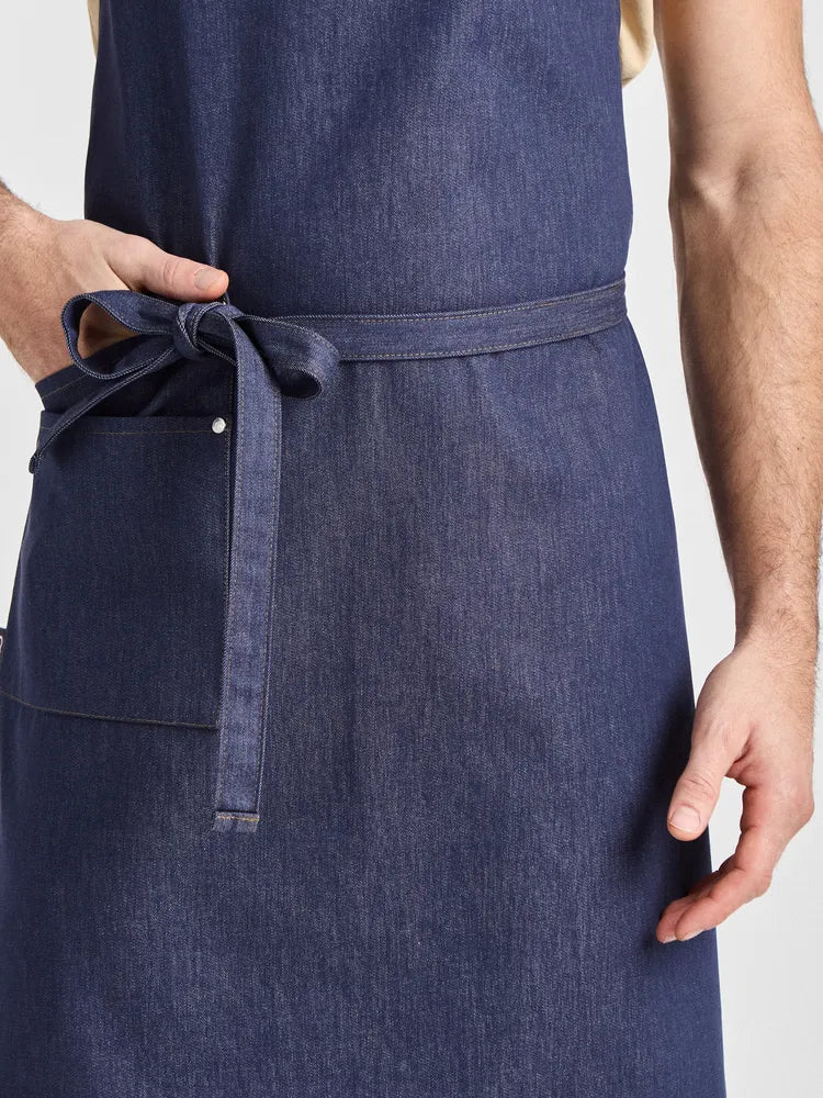 Latzschürze Nucciano Jeans 90 × 75 cm mit zwei Seitentaschen – denim – Farbcode 5021 – Bild 5