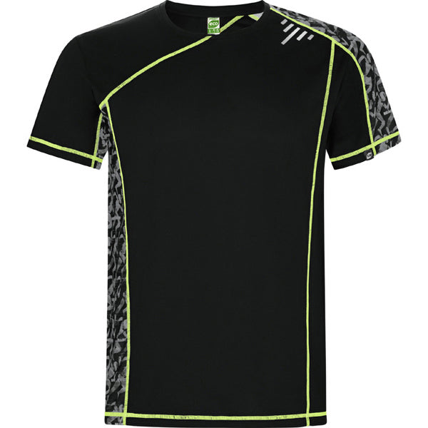T-SHIRTS SOCHI – aus 50% recyceltes Polyester / 50% Polyester, Waffel-Interlock.130 g/m².