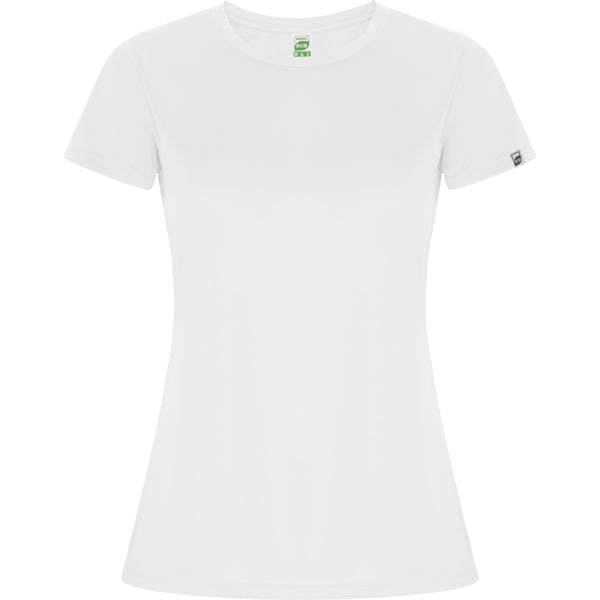 T-SHIRTS IMOLA WOMAN – aus 50% recyceltes Polyester / 50% Polyester, Waffel-Interlock. 135 g/m². – Bild 1