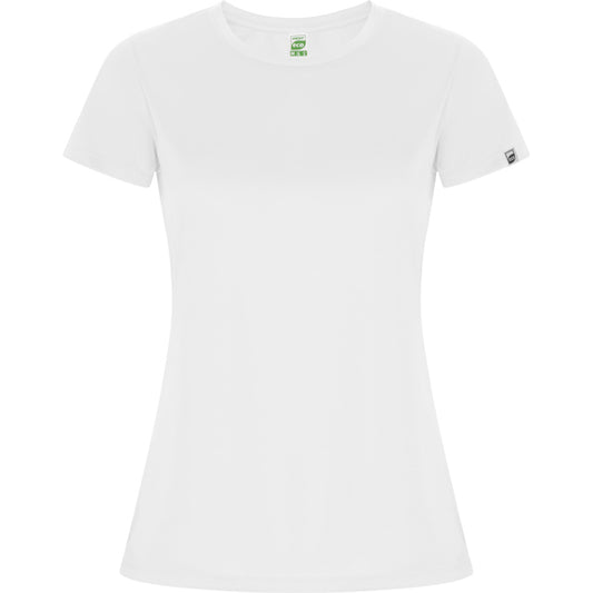T-SHIRTS IMOLA WOMAN – aus 50% recyceltes Polyester / 50% Polyester, Waffel-Interlock. 135 g/m². – Bild 1