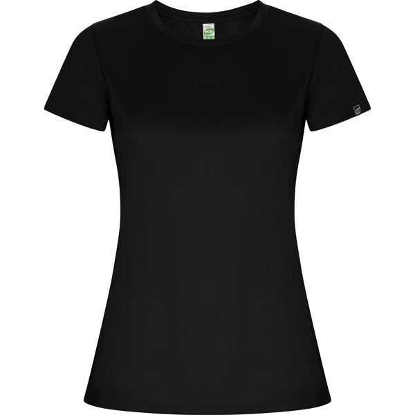 T-SHIRTS IMOLA WOMAN – aus 50% recyceltes Polyester / 50% Polyester, Waffel-Interlock. 135 g/m². – Bild 10