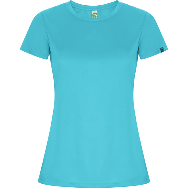 T-SHIRTS IMOLA WOMAN – aus 50% recyceltes Polyester / 50% Polyester, Waffel-Interlock. 135 g/m². – Bild 25