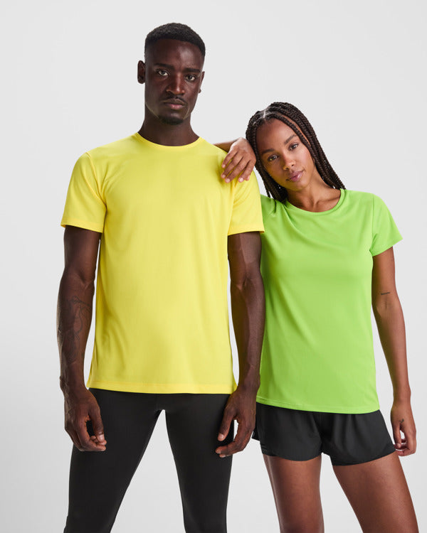 T-SHIRTS IMOLA WOMAN – aus 50% recyceltes Polyester / 50% Polyester, Waffel-Interlock. 135 g/m². – Bild 5