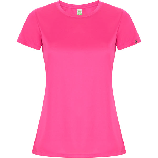 T-SHIRTS IMOLA WOMAN – aus 50% recyceltes Polyester / 50% Polyester, Waffel-Interlock. 135 g/m². – Bild 55