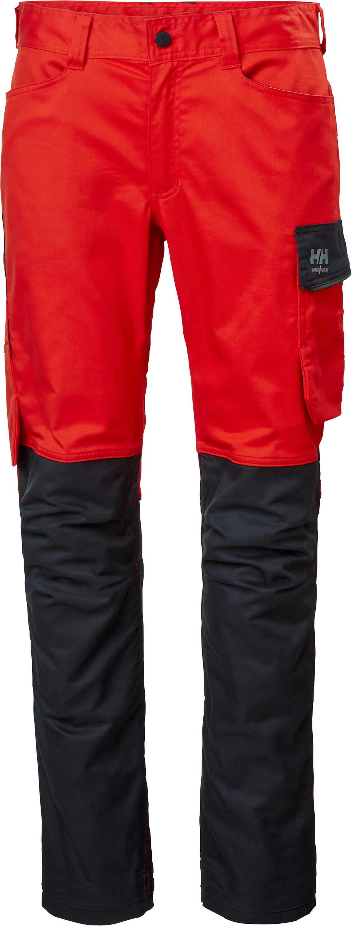 Arbeitshose Manchester 77523 mit Stretch – Alert Red/Ebony
