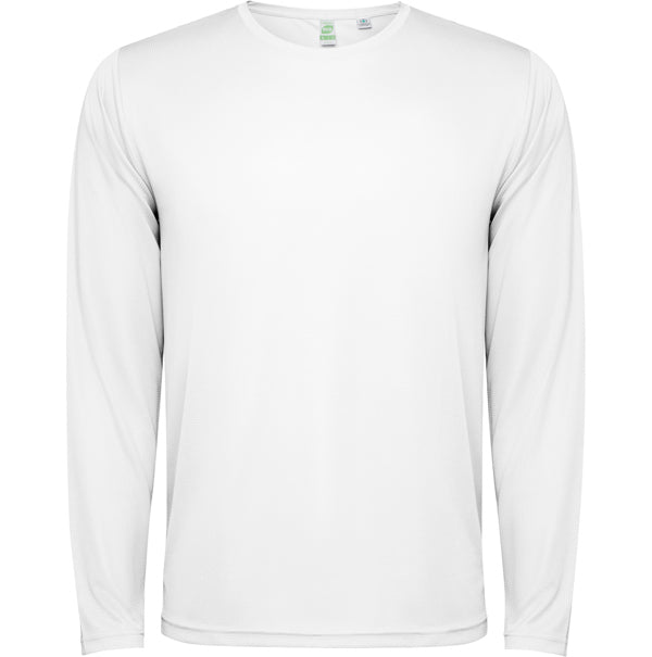T-SHIRTS ESTORIL L/S – aus 100% recyceltes Polyester-Waffel-Interlock, 125 g/m². – Bild 1