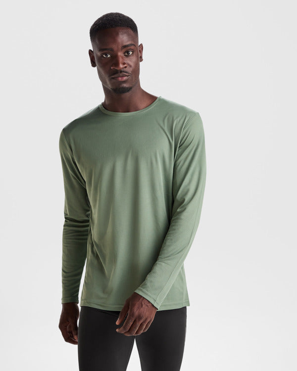T-SHIRTS ESTORIL L/S – aus 100% recyceltes Polyester-Waffel-Interlock, 125 g/m². – Bild 5